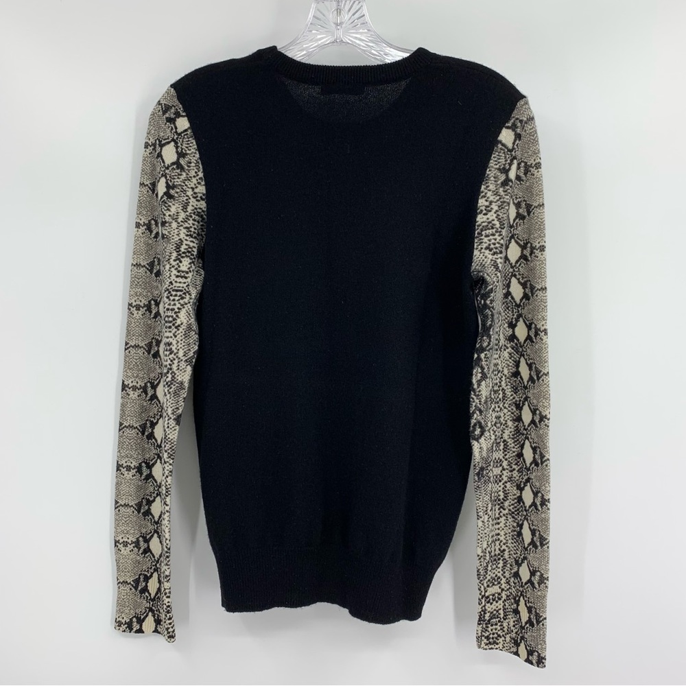 Equipment Shane Crewneck Sweater Long Sleeve 100% Cashmere Black Size XS